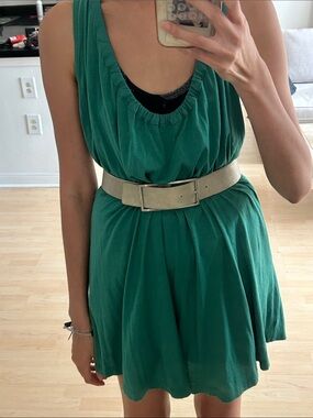 Vintage Suzi Roher Silver Buckled Waist Belt